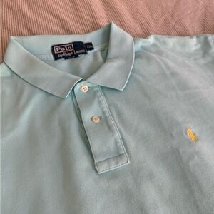Polo by Ralph Lauren Men's Light Blue Polo Shirt